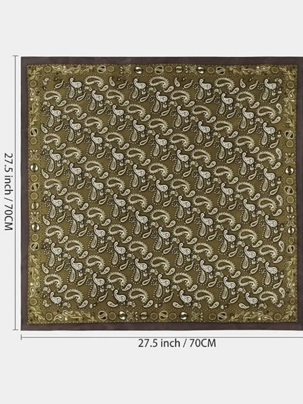 Square Silk Neck Scarf 27.5in